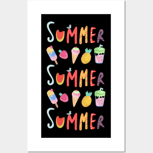 Holiday Summer Fruit Style Posters and Art